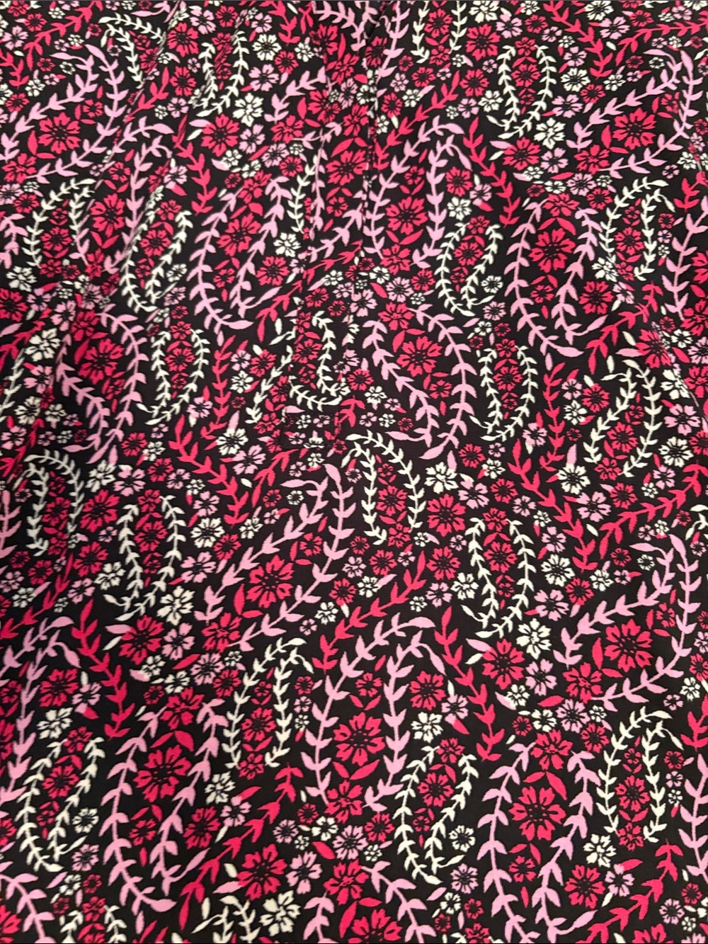 ‼️ Black Floral Top